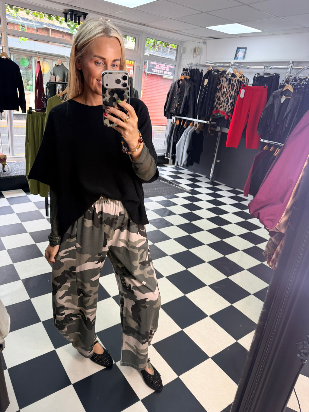 Hetti Camo Barrel Joggers