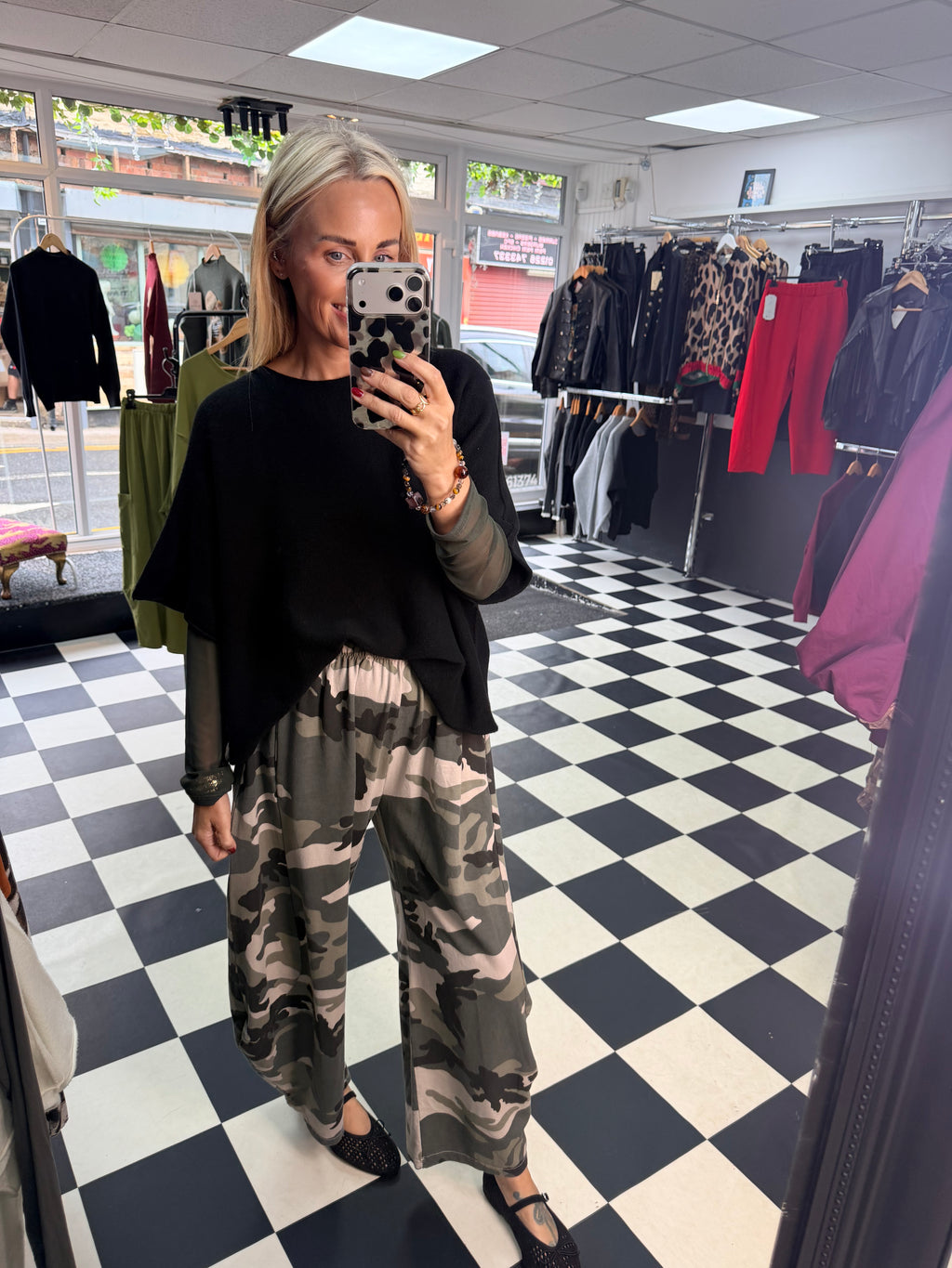 Hetti Camo Barrel Joggers