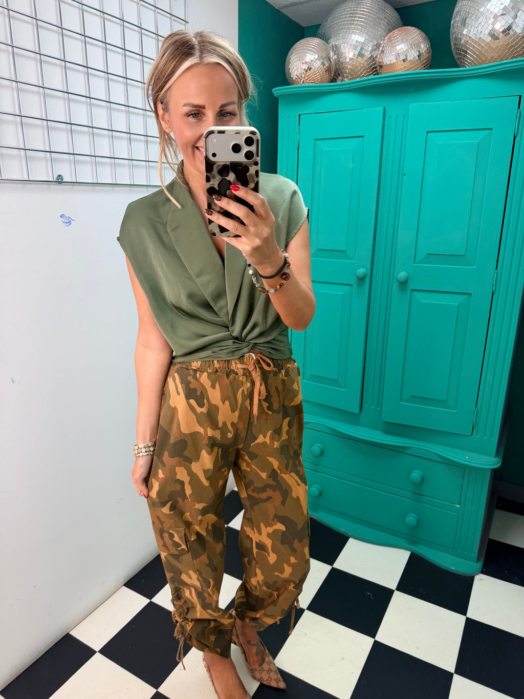 The Twist & Shout Top Green Special Buy