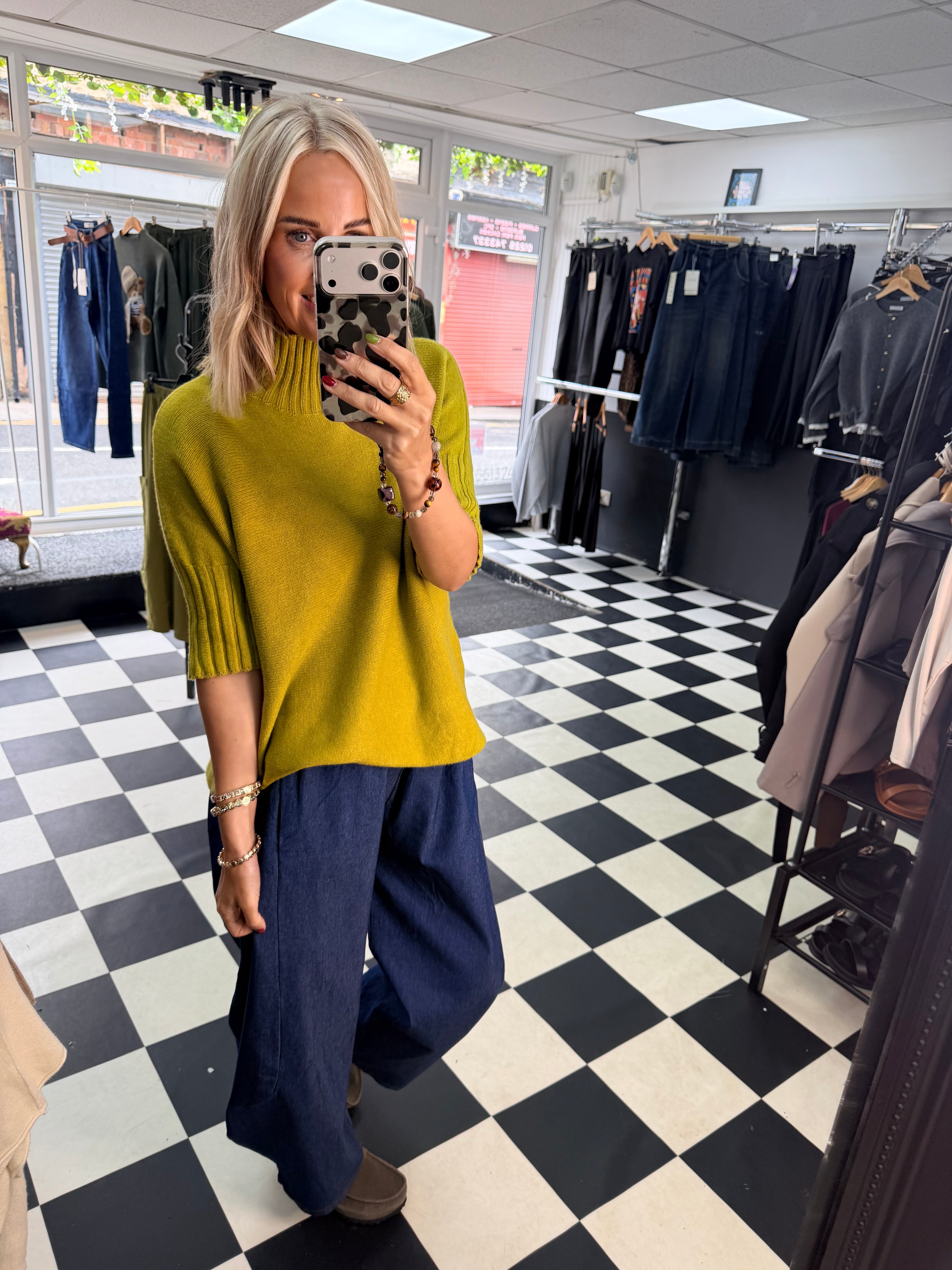Rosie knit - Lime