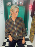 Autumn Check Jacket Green/Navy