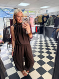 Pebble Co Ord Chocolate