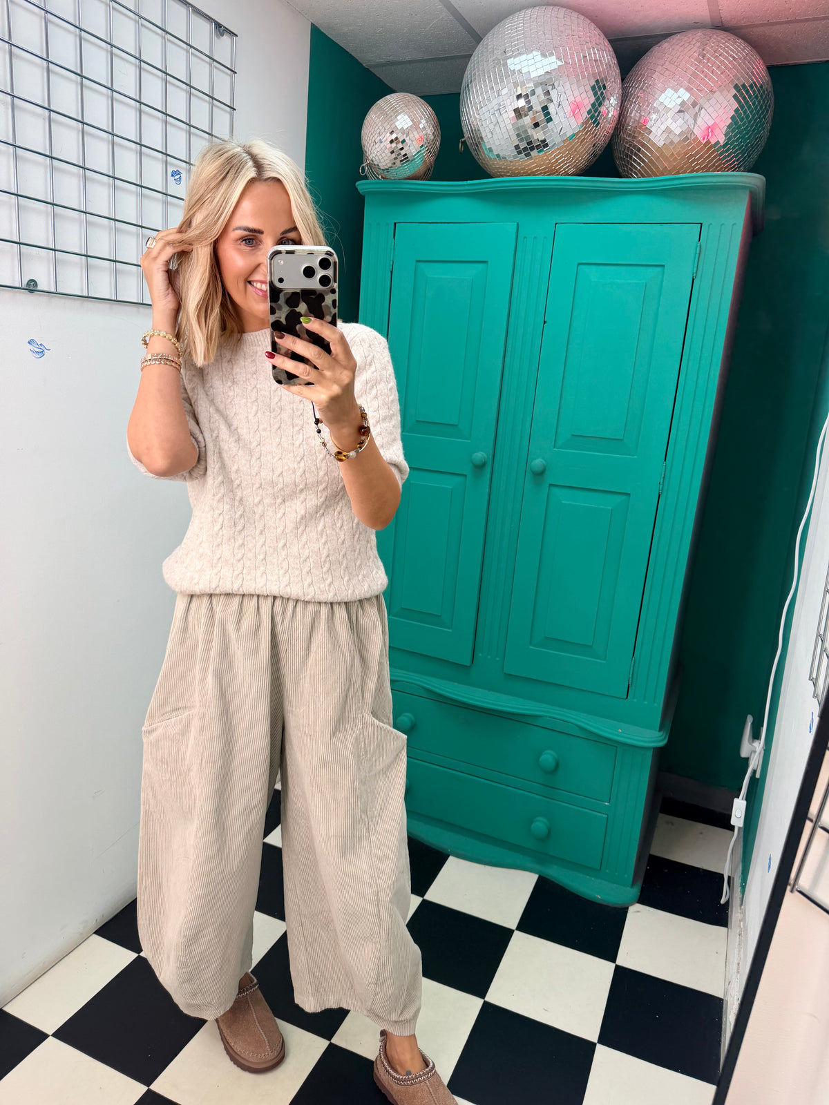 Cable Knit Jumper Cream