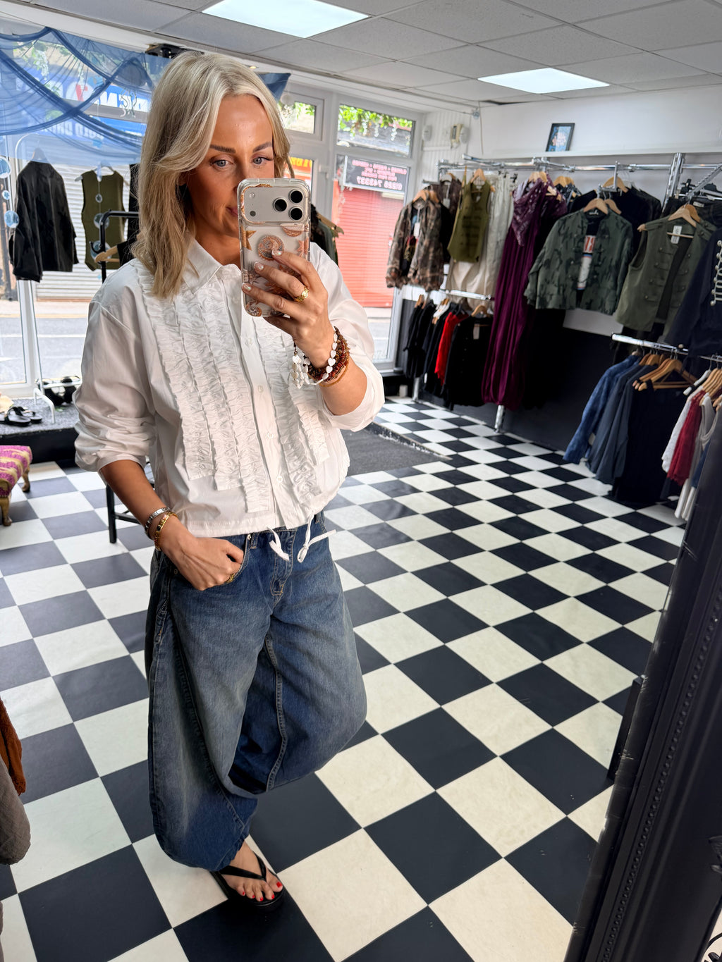 Zetta Ruffle Shirt