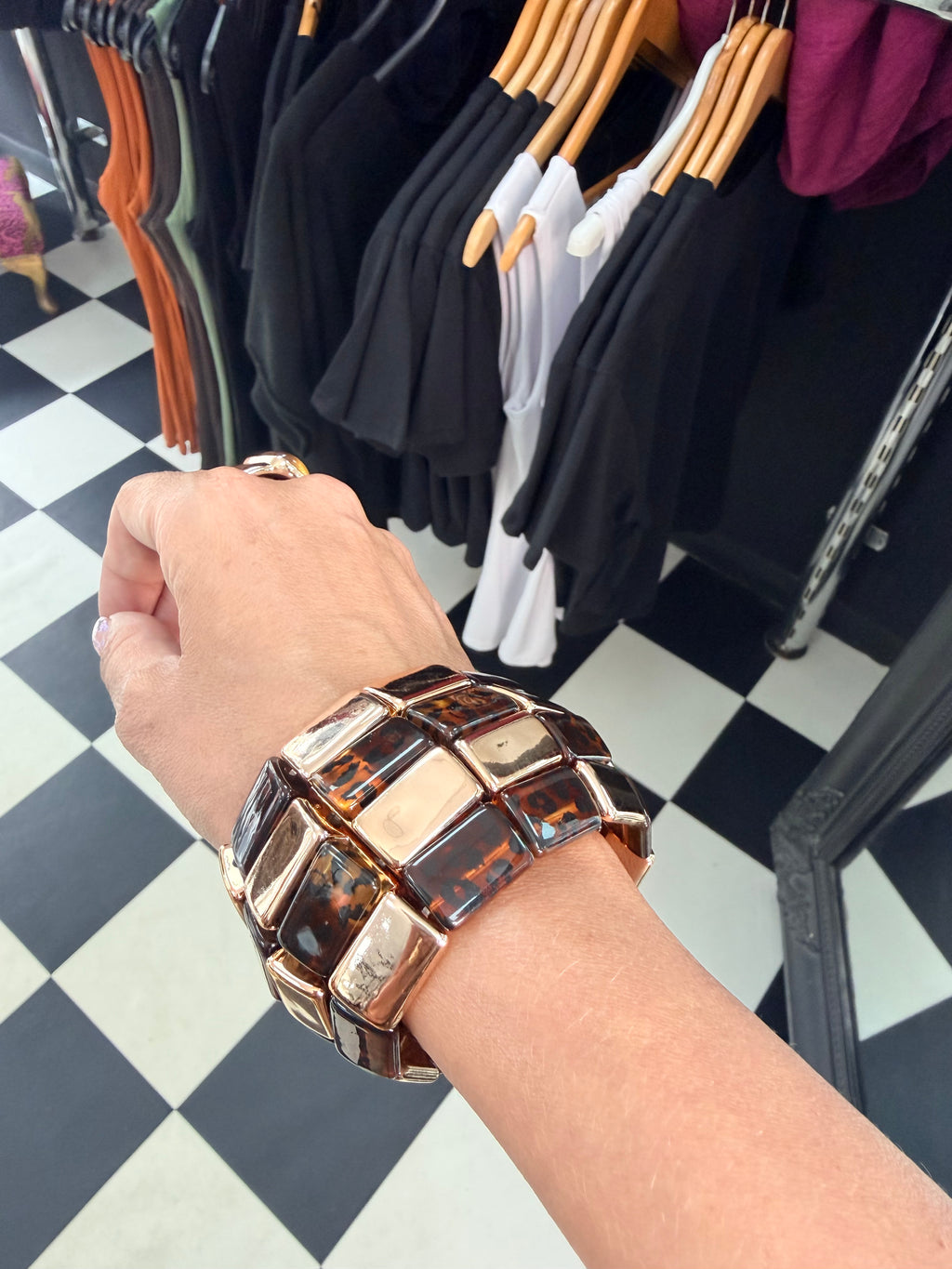 Leopard Stretchy Bangle