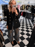 Pu Military Blazer Black