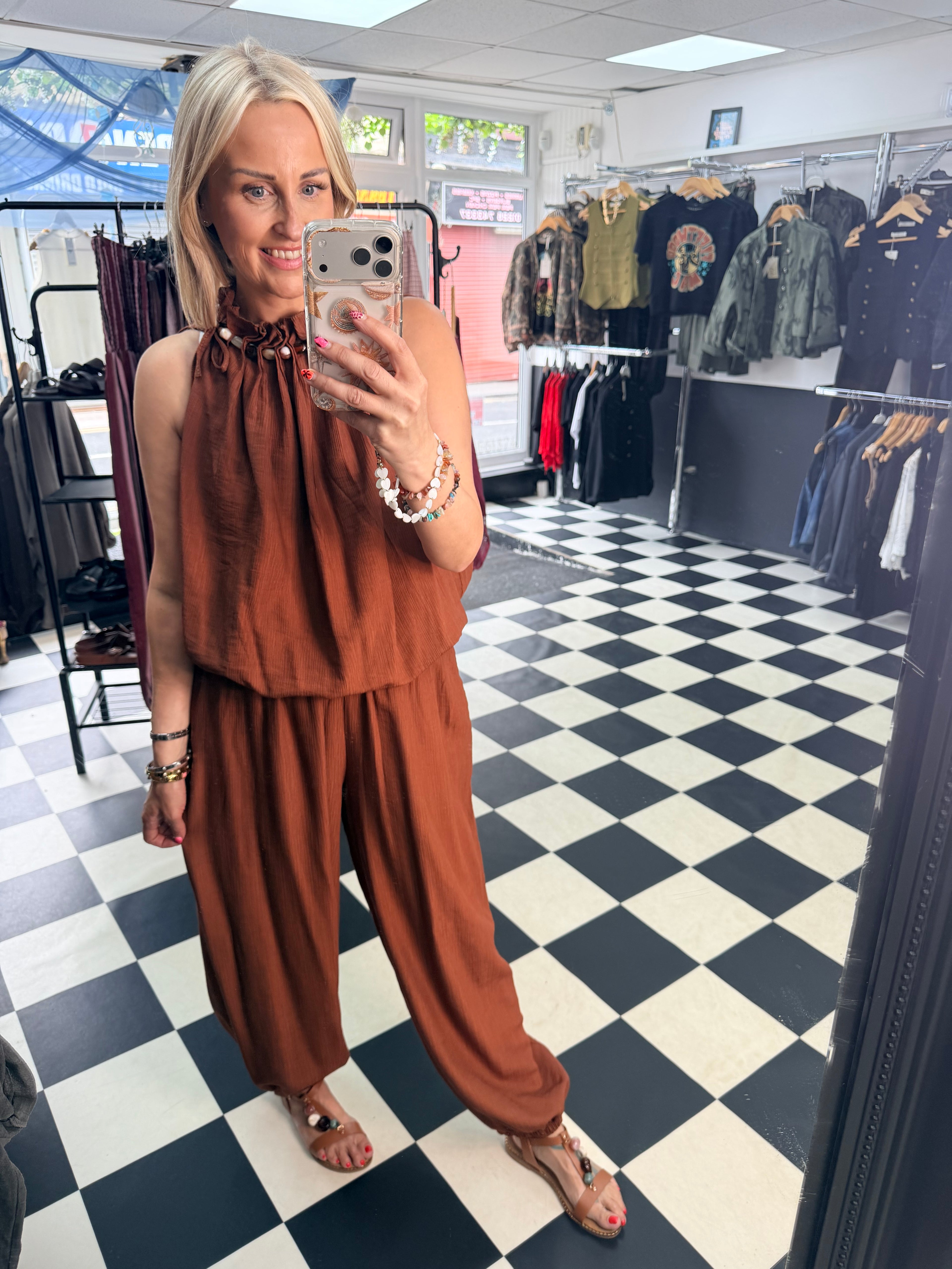 Pebble Co Ord Rust