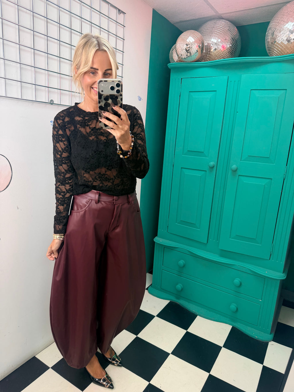 Lace Top Black