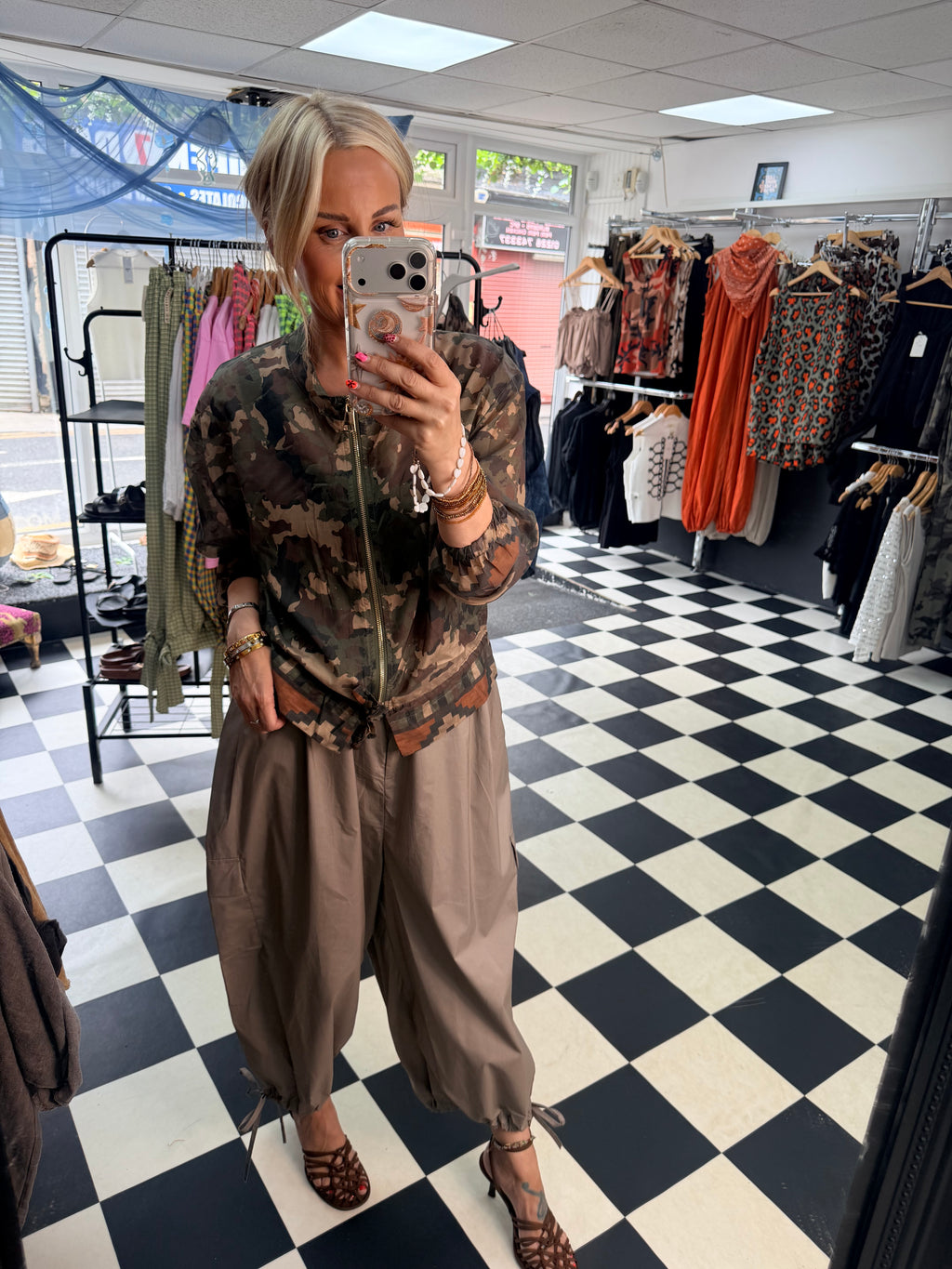 Lightweight Camo Jacket Khaki