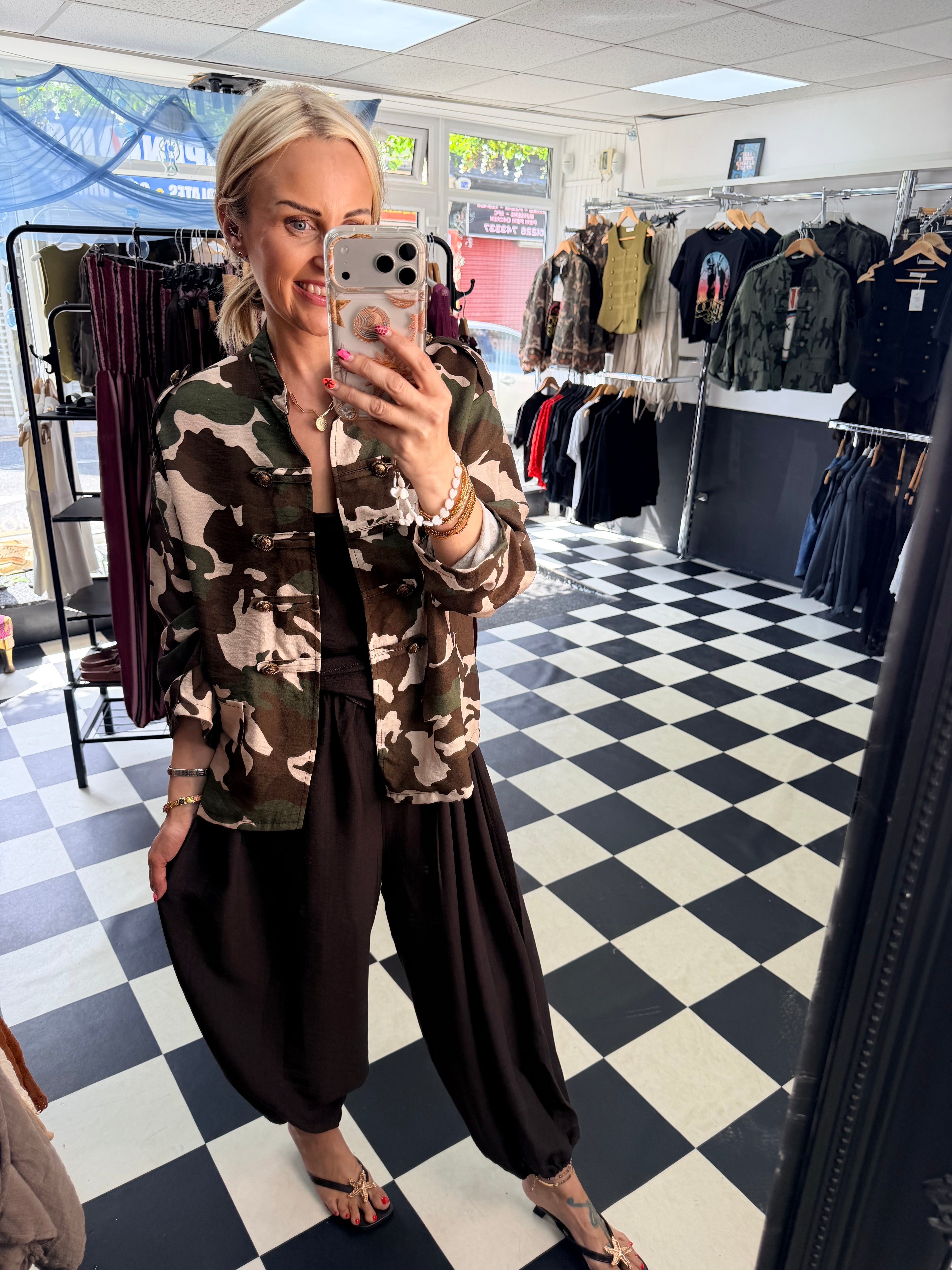 Camo Military Jacket