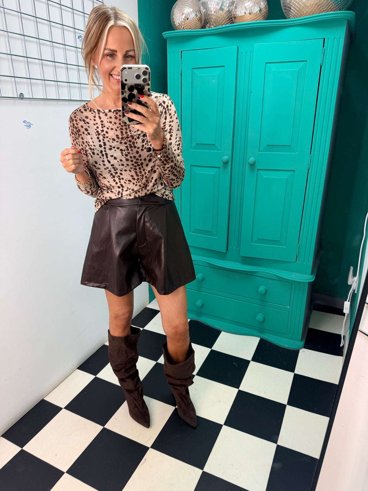 The Sienna Slouch Boots Chocolate