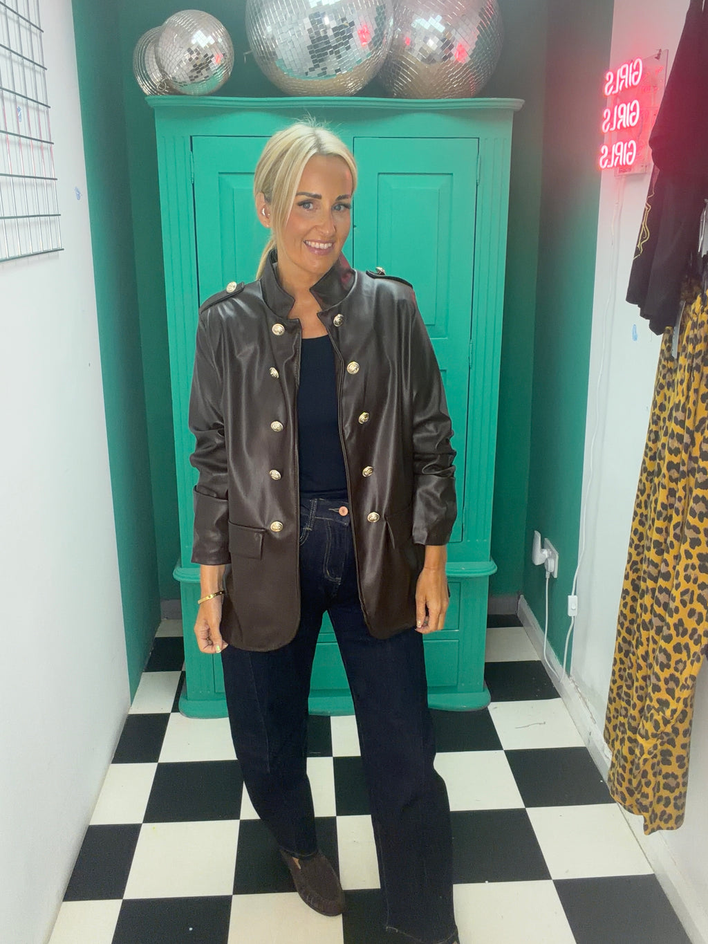 Indigo Barrel Leg Jeans