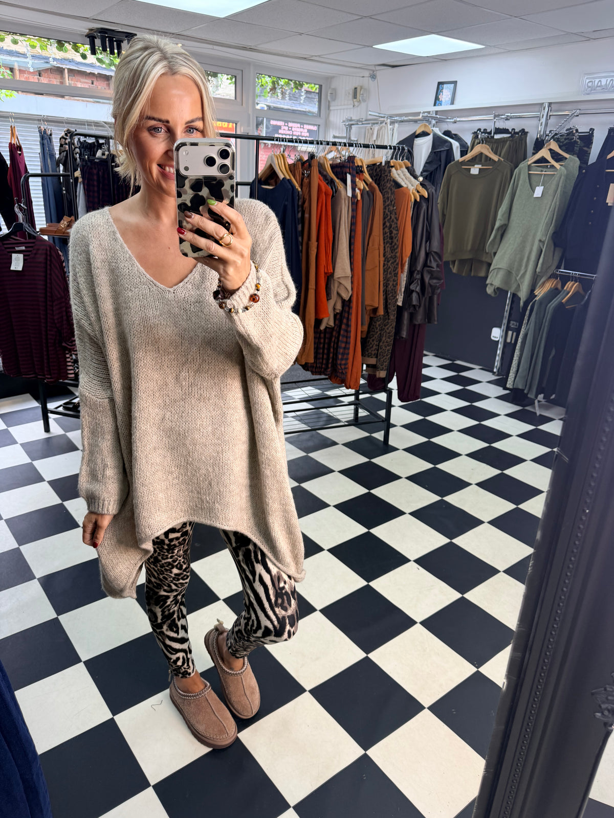 Over Sized Chunky Knit Cream