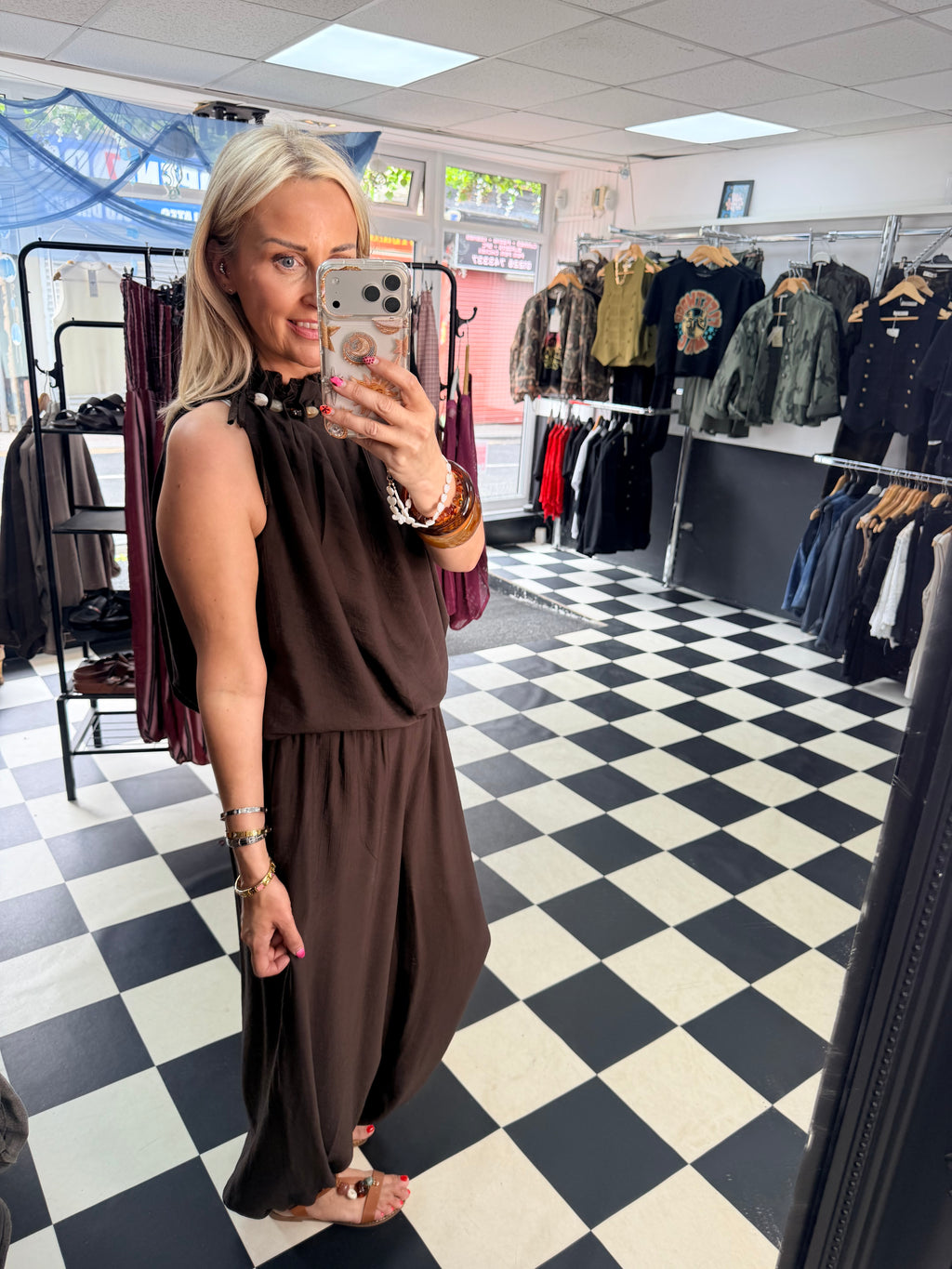 Pebble Co Ord Chocolate