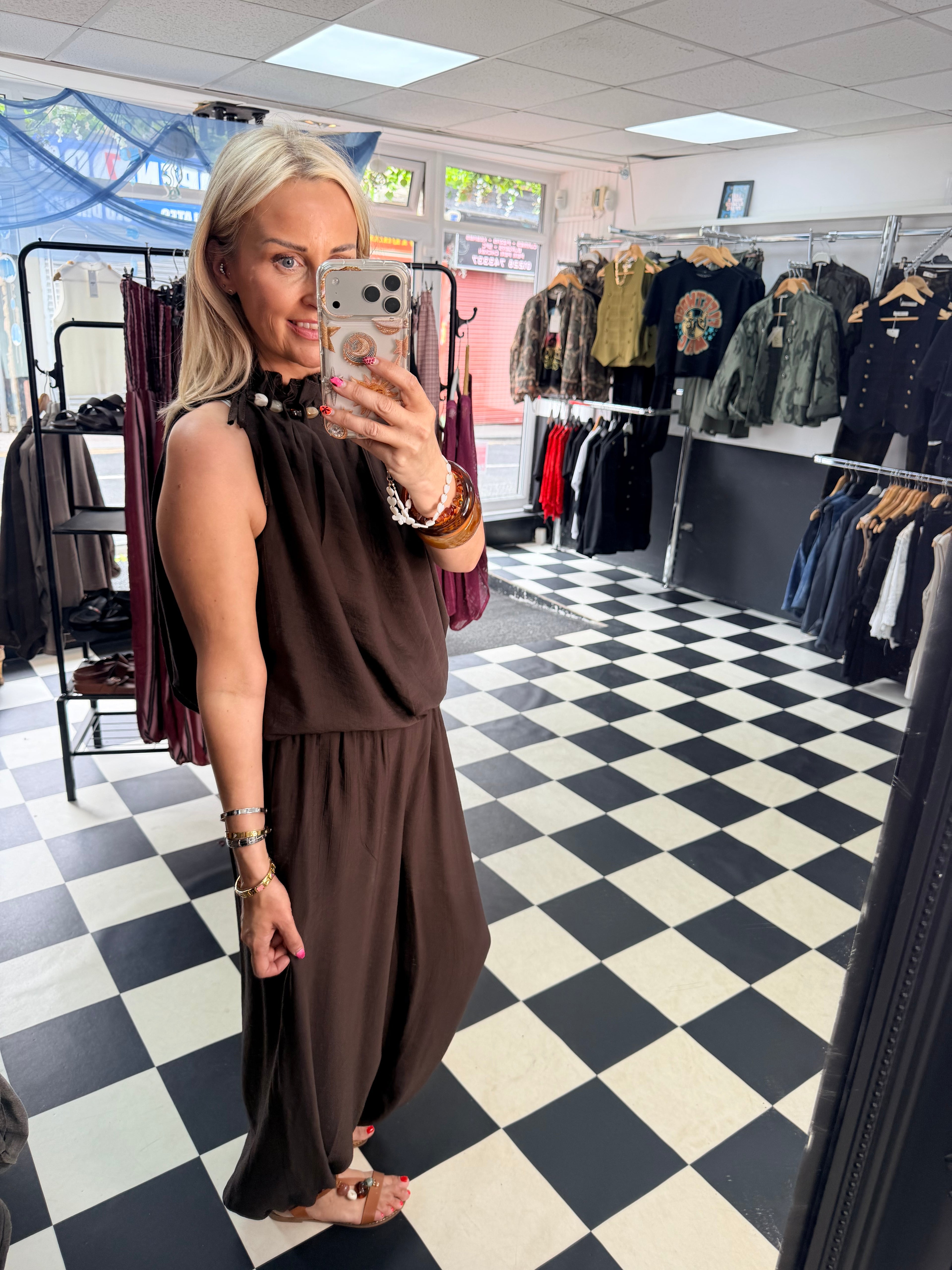 Pebble Co Ord Chocolate