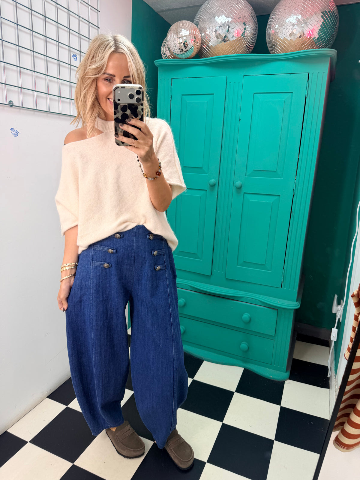 Military denim jean - Light Demin