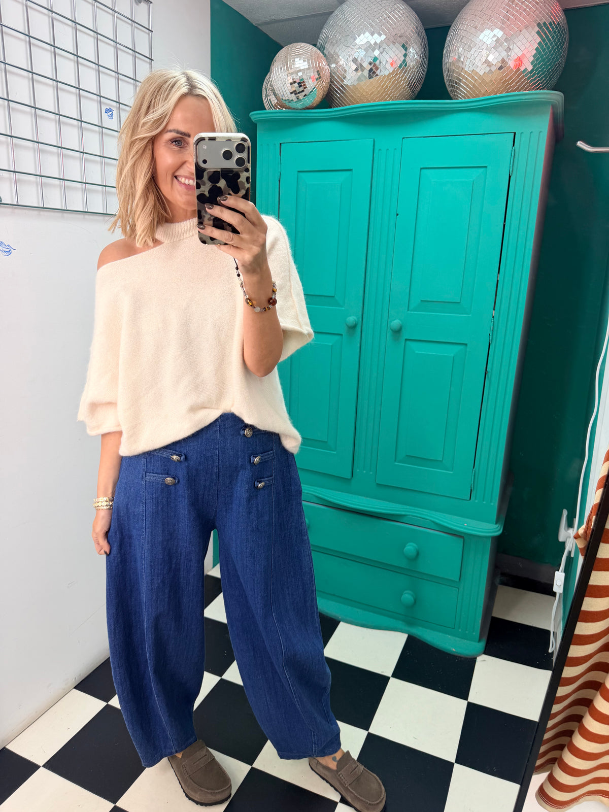 Military denim jean - Light Demin