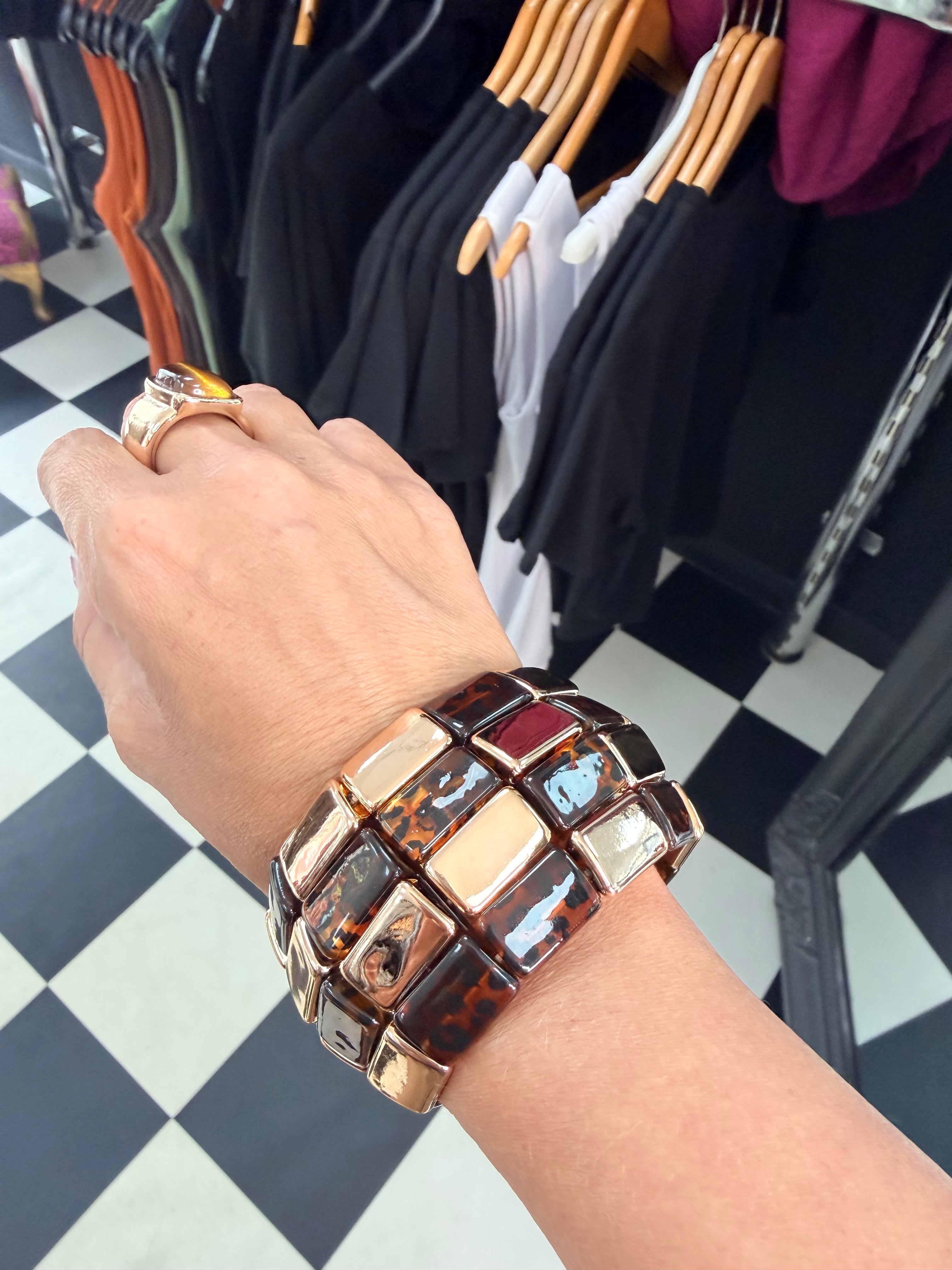 Leopard Stretchy Bangle