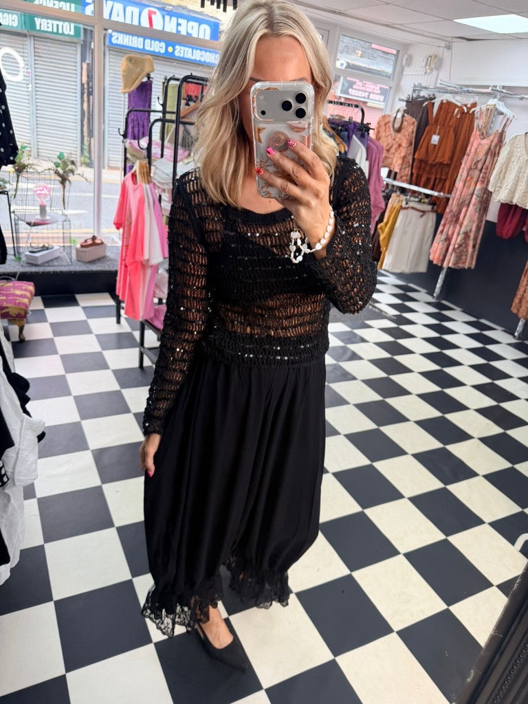 Bohemian Belle Bloomers Black