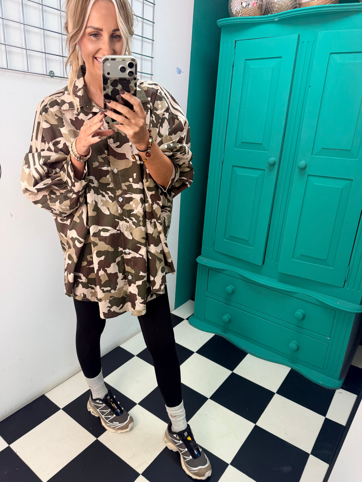 Camo Club Oversized Stripe Shirt Special Buy