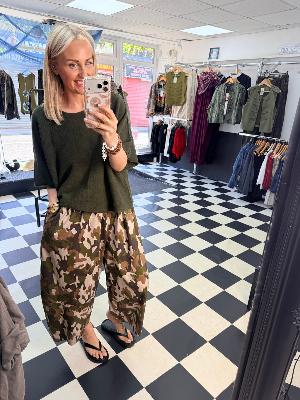 Barrel Camo Trousers