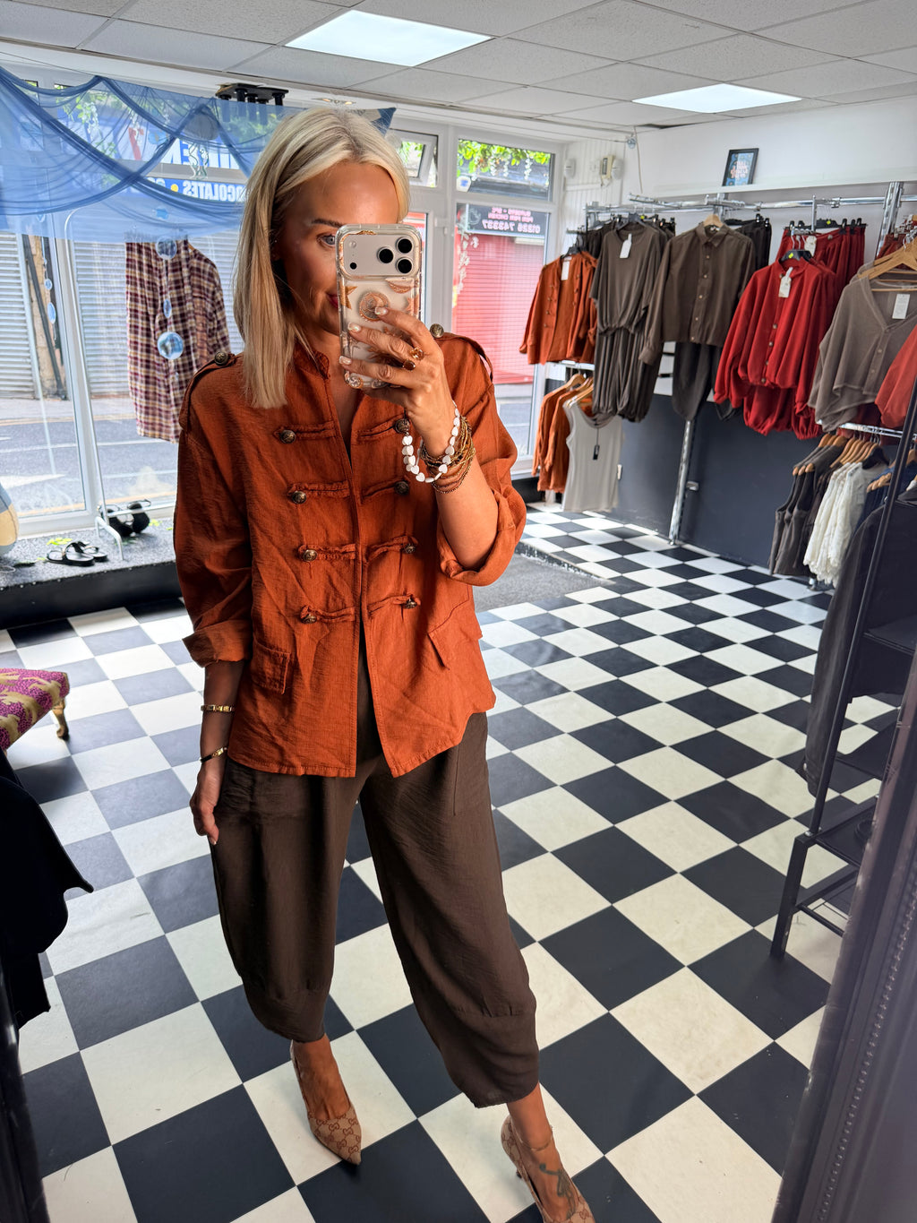 Military Jacket Rust