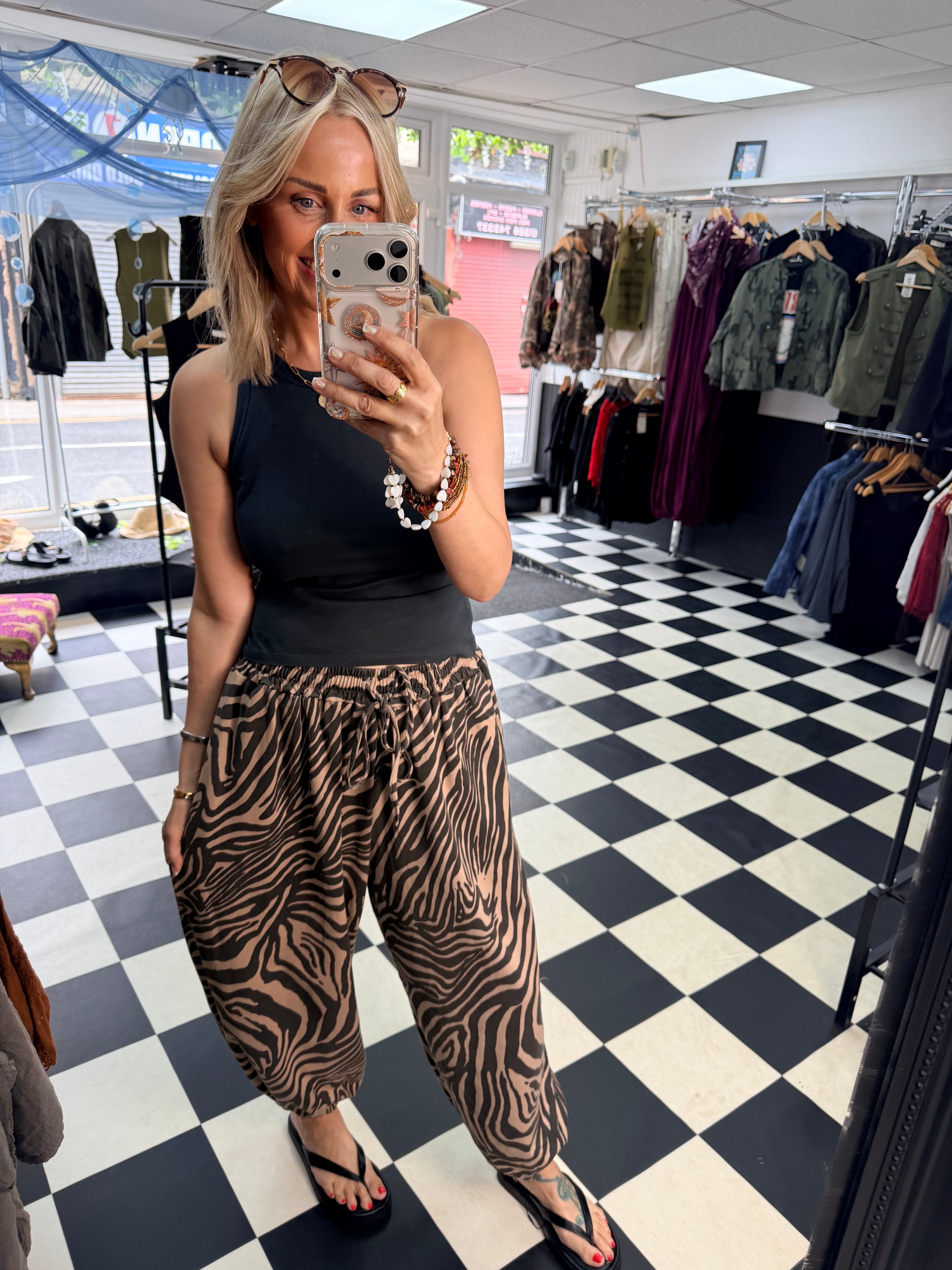Leopard Balloon Joggers