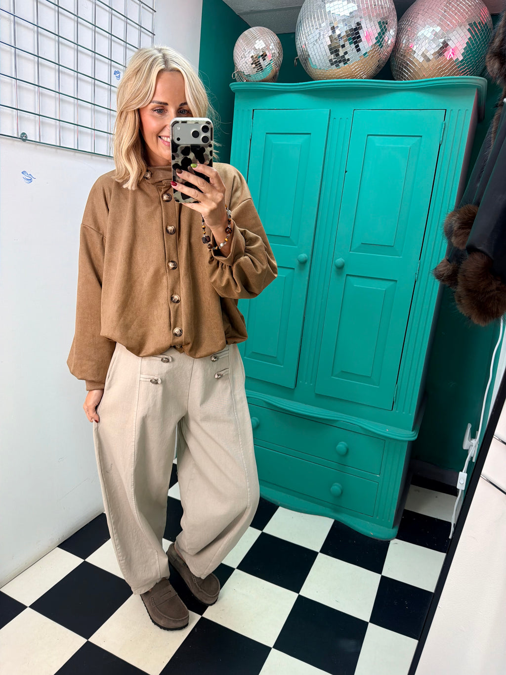 Military balloon trouser - Cream