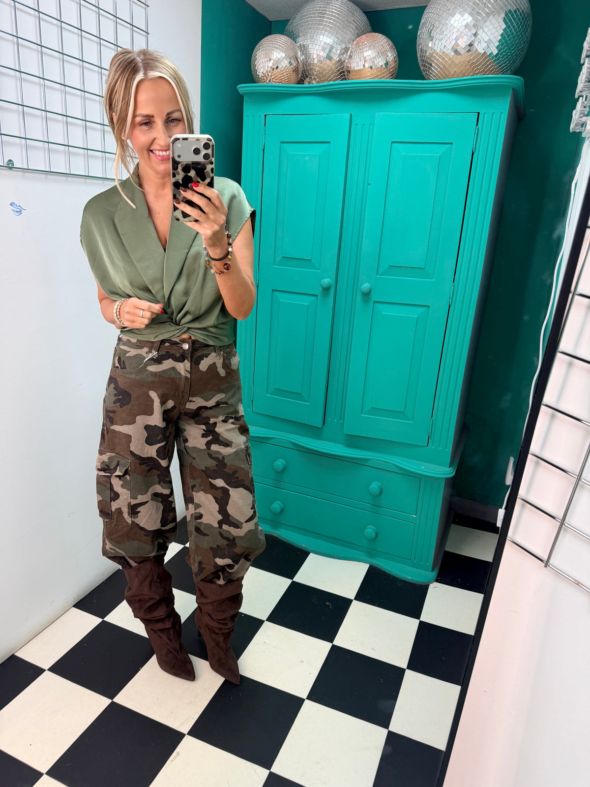 The Twist & Shout Top Green Special Buy