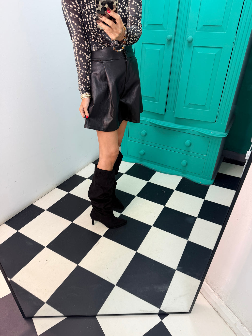 The Sienna Slouch Boots Black