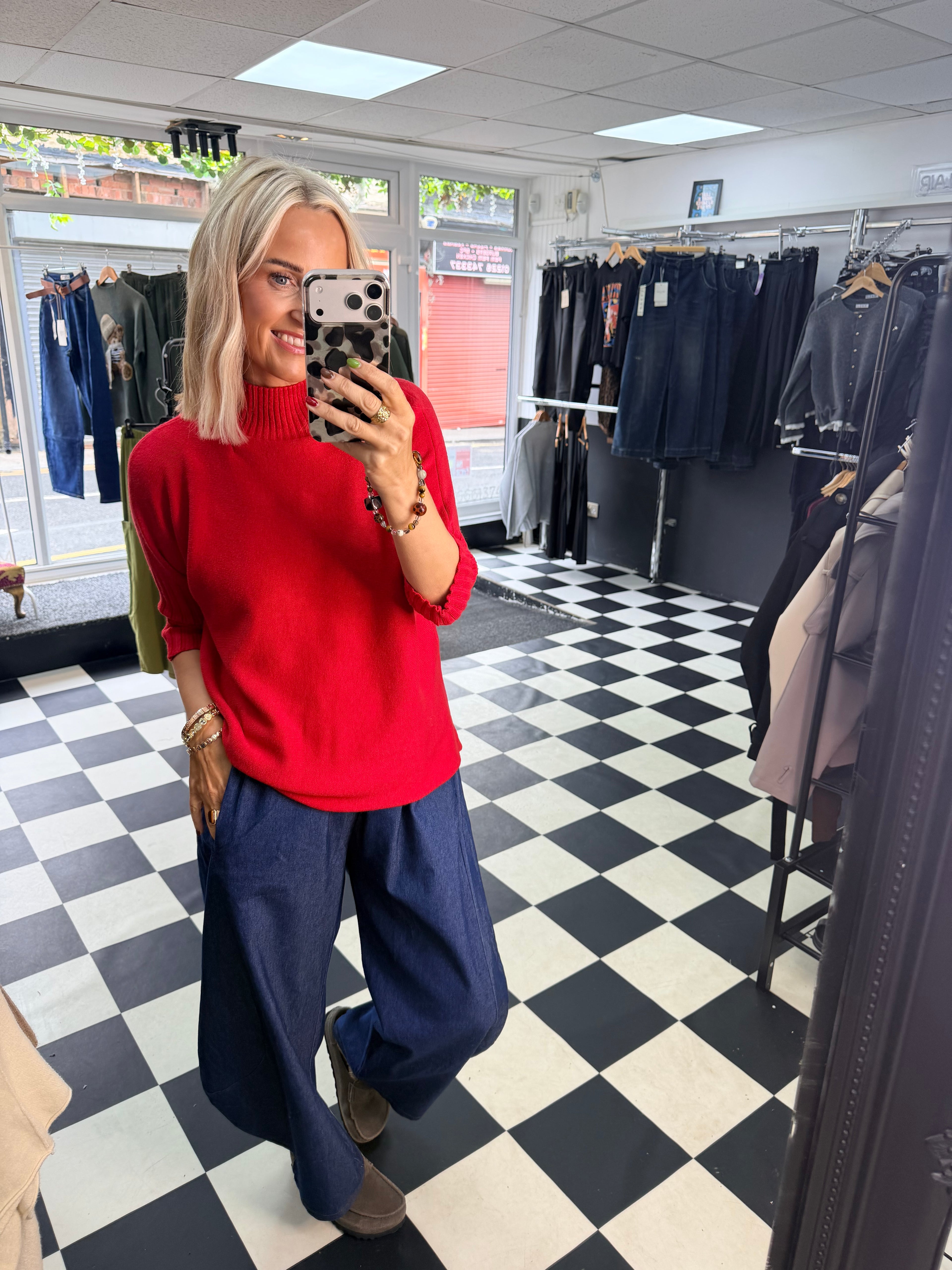 Rosie knit - Red