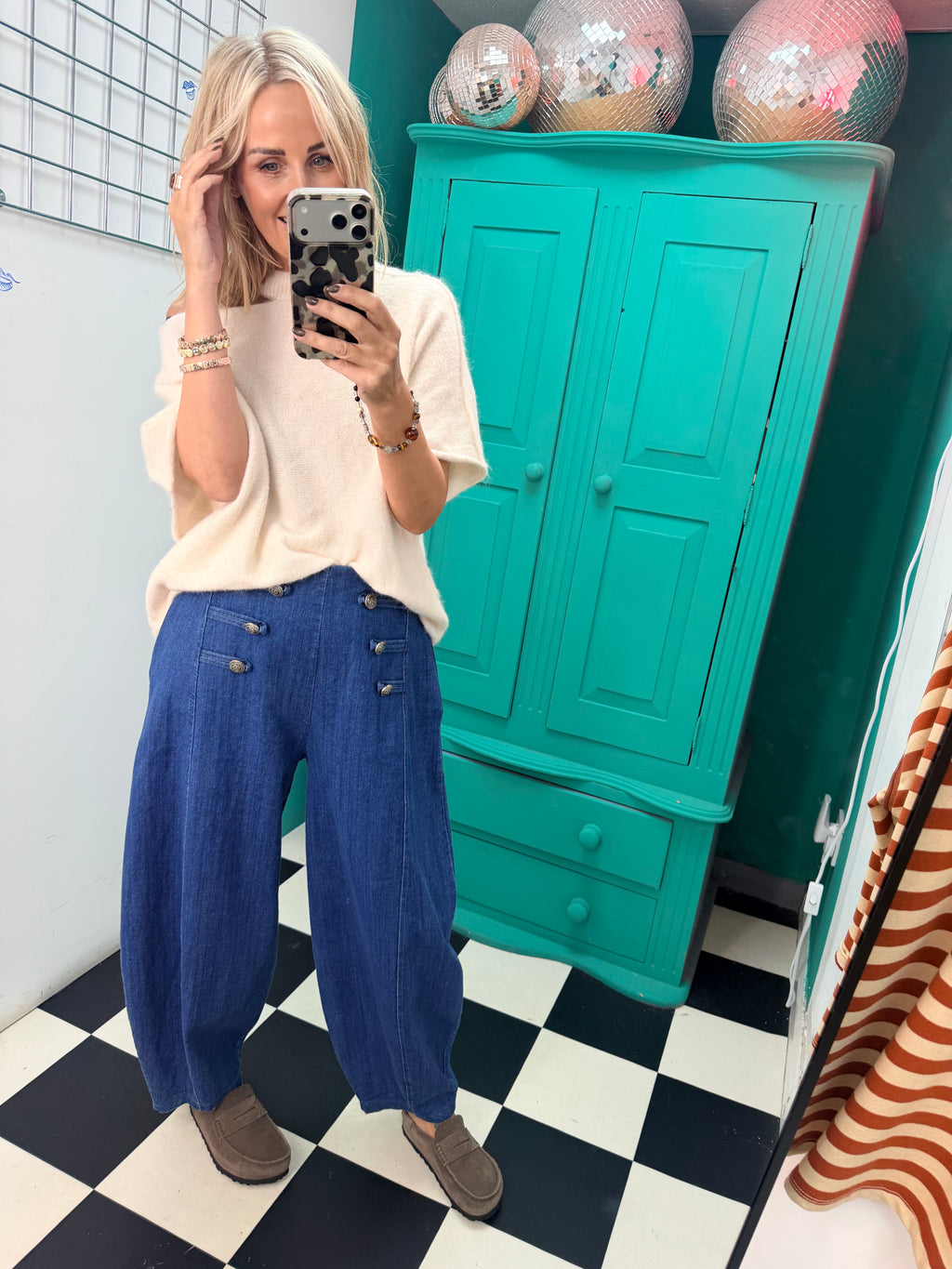 Military denim jean - Light Demin