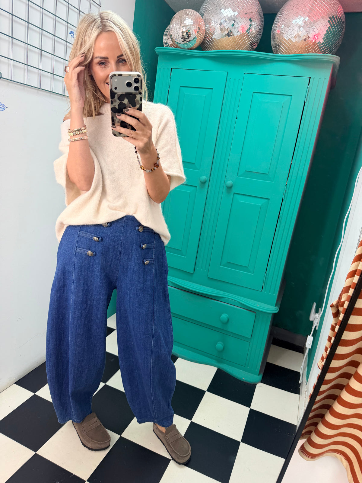 Military denim jean - Light Demin