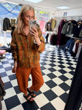 Camo Shacket Rust