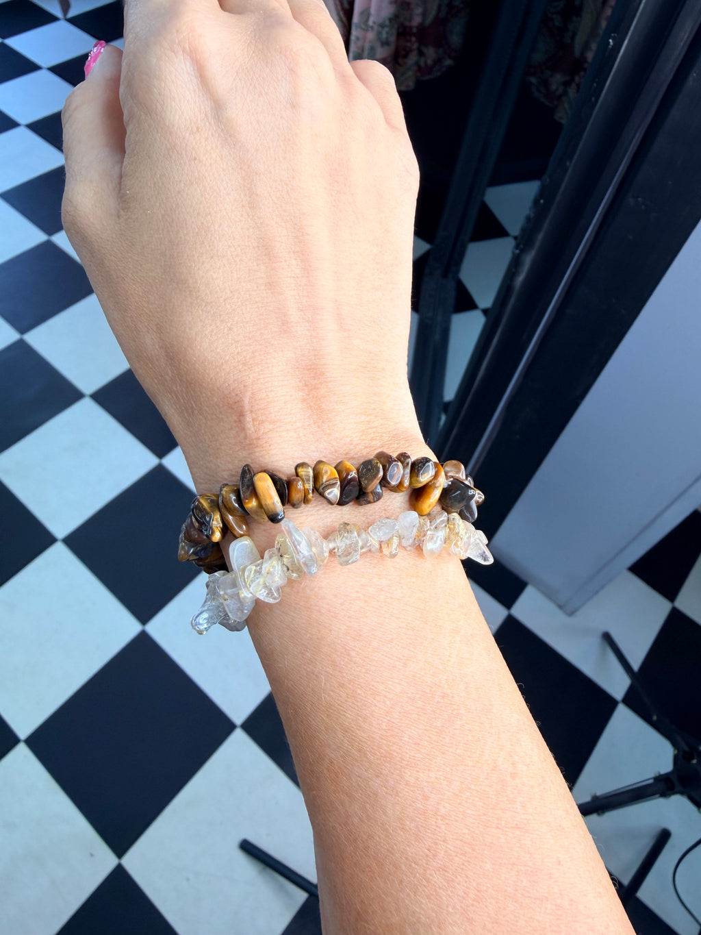 Stone Bracelet Clear