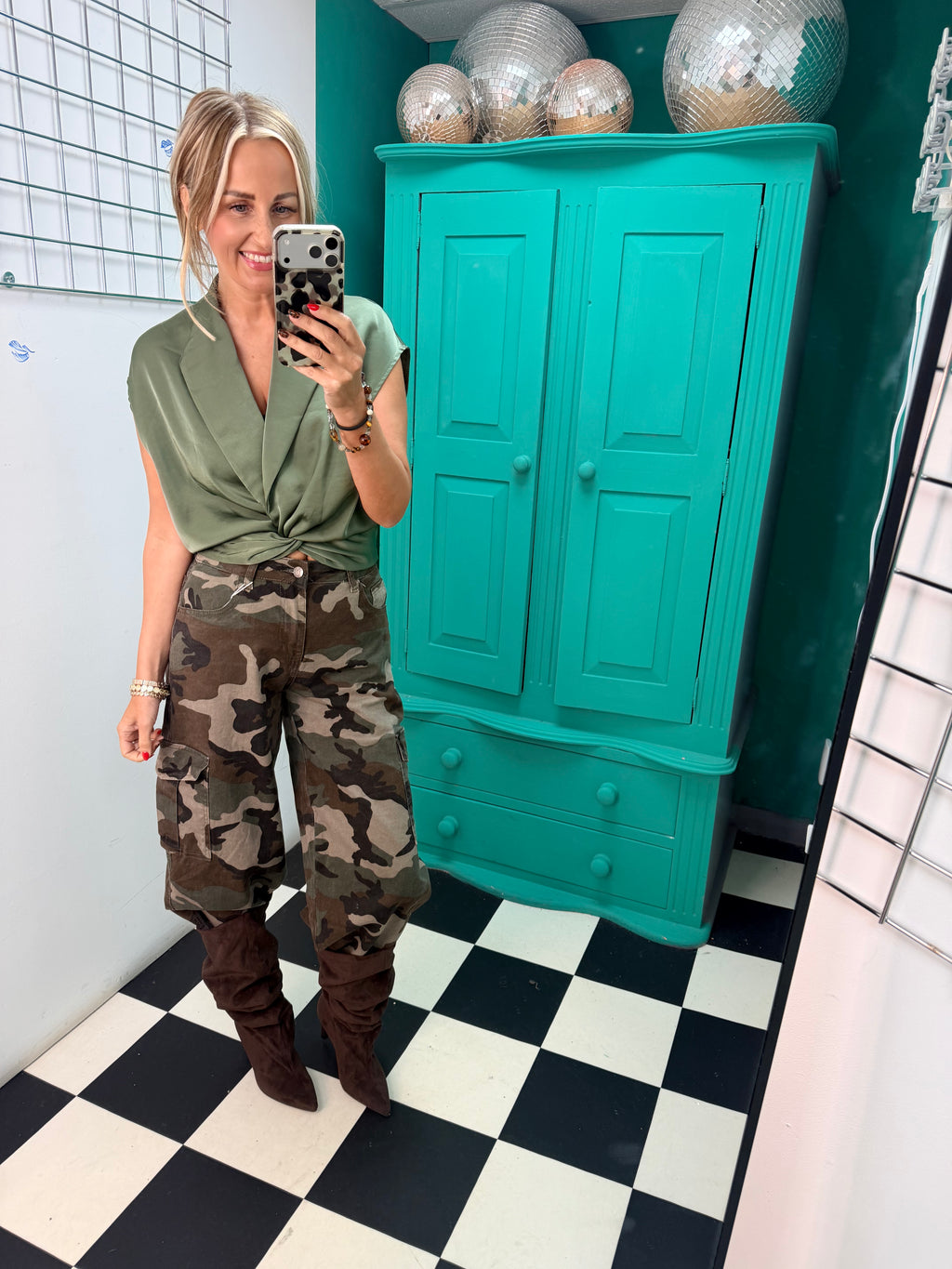 Urban Edge Camo Cargo Jeans