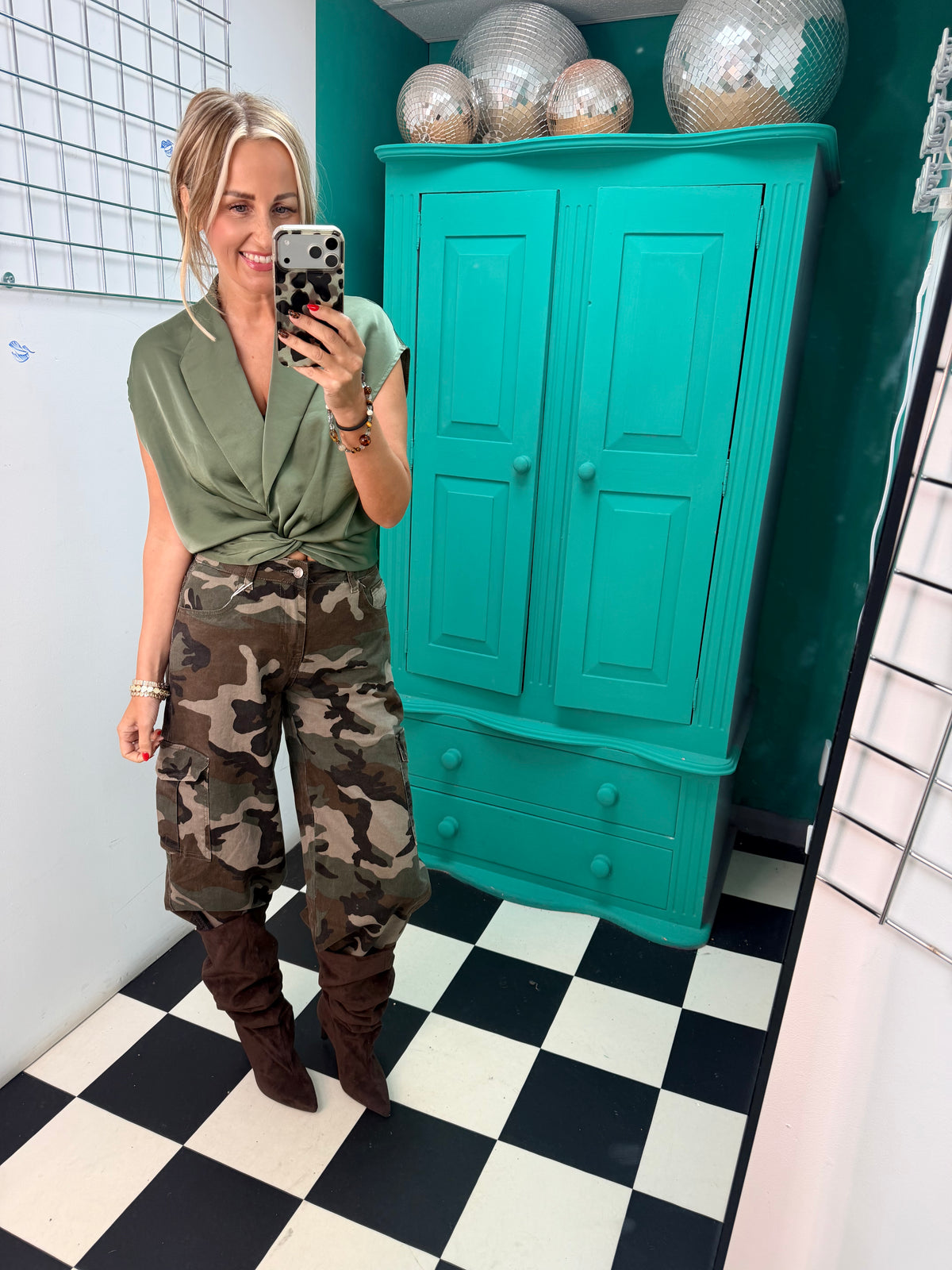 Urban Edge Camo Cargo Jeans