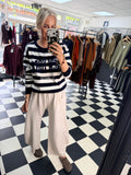 Stripe NY Jumper Navy