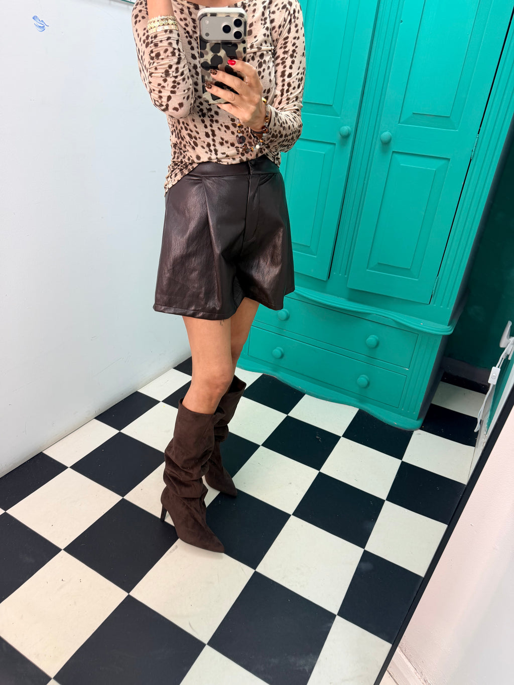 The Sienna Slouch Boots Chocolate