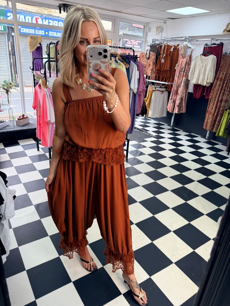 Bohemian Bella Bloomers  Rust