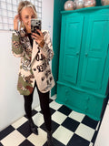 Wild Spirit Animal & Camo Blazer 🐆✌️