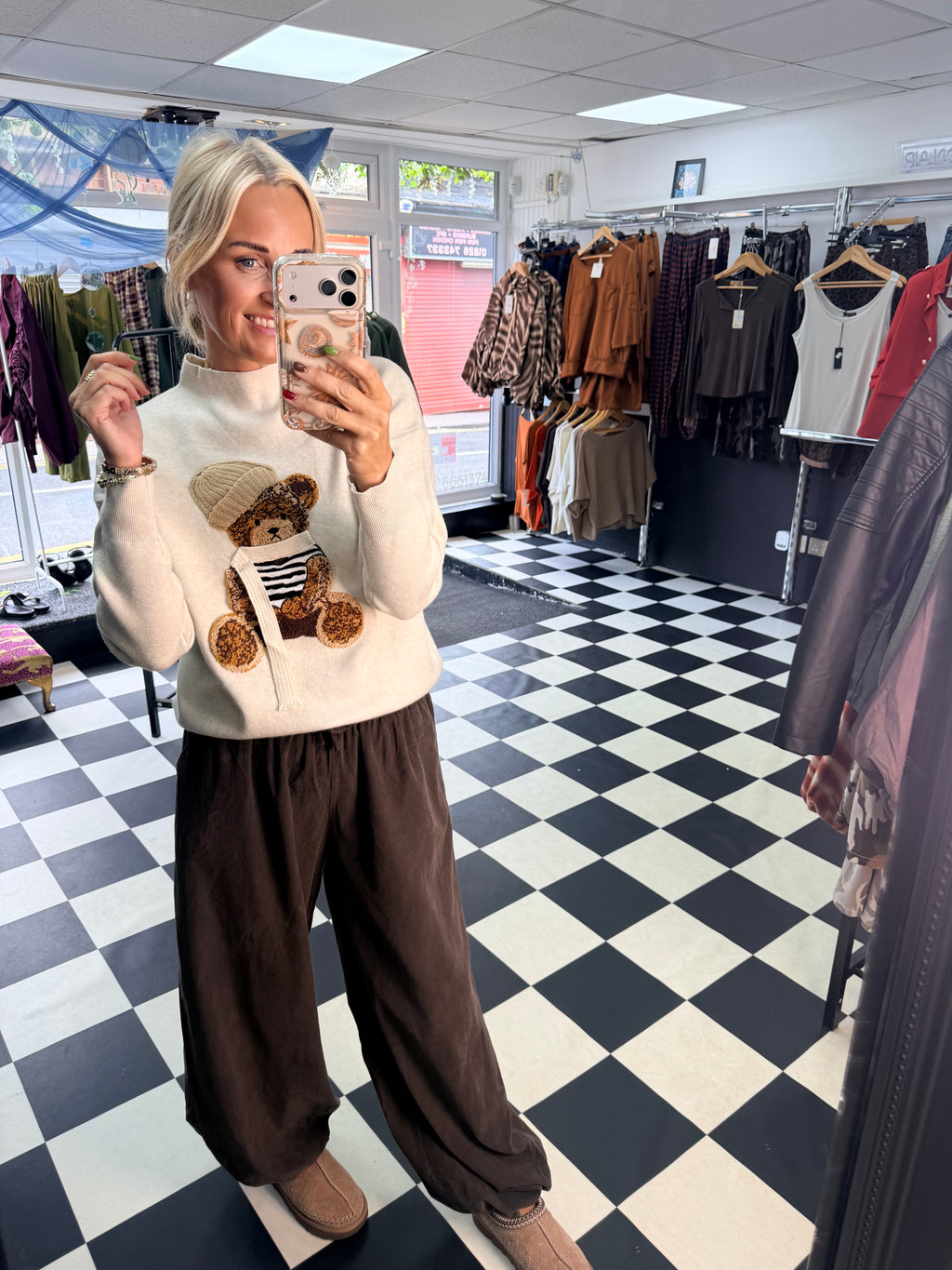 Teddy Ralf Jumper Cream