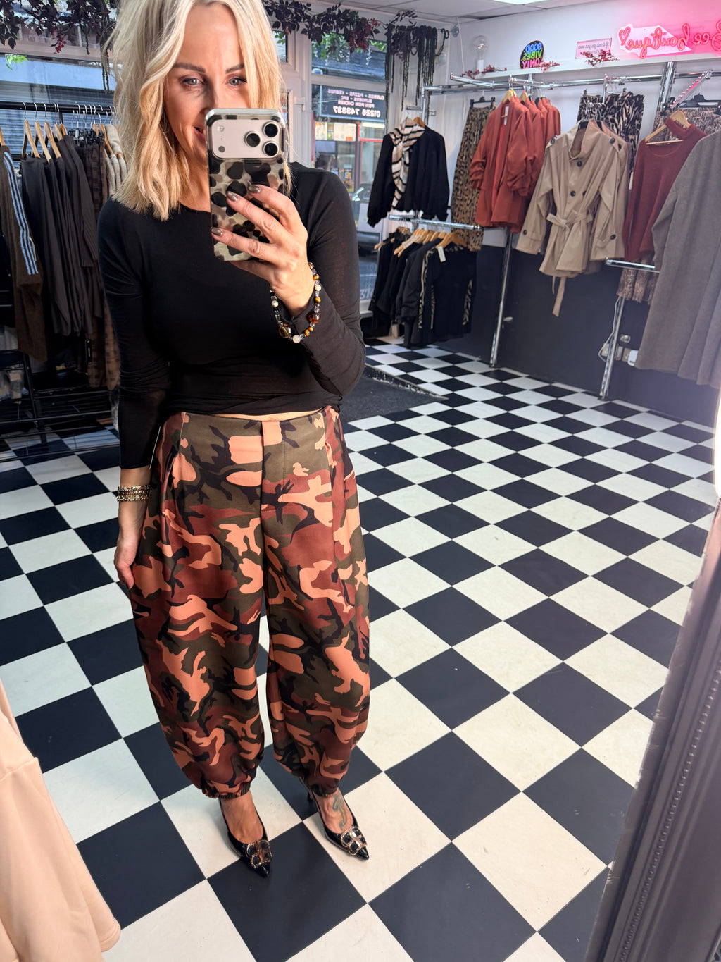 Classy camo trousers - Khaki and Tan