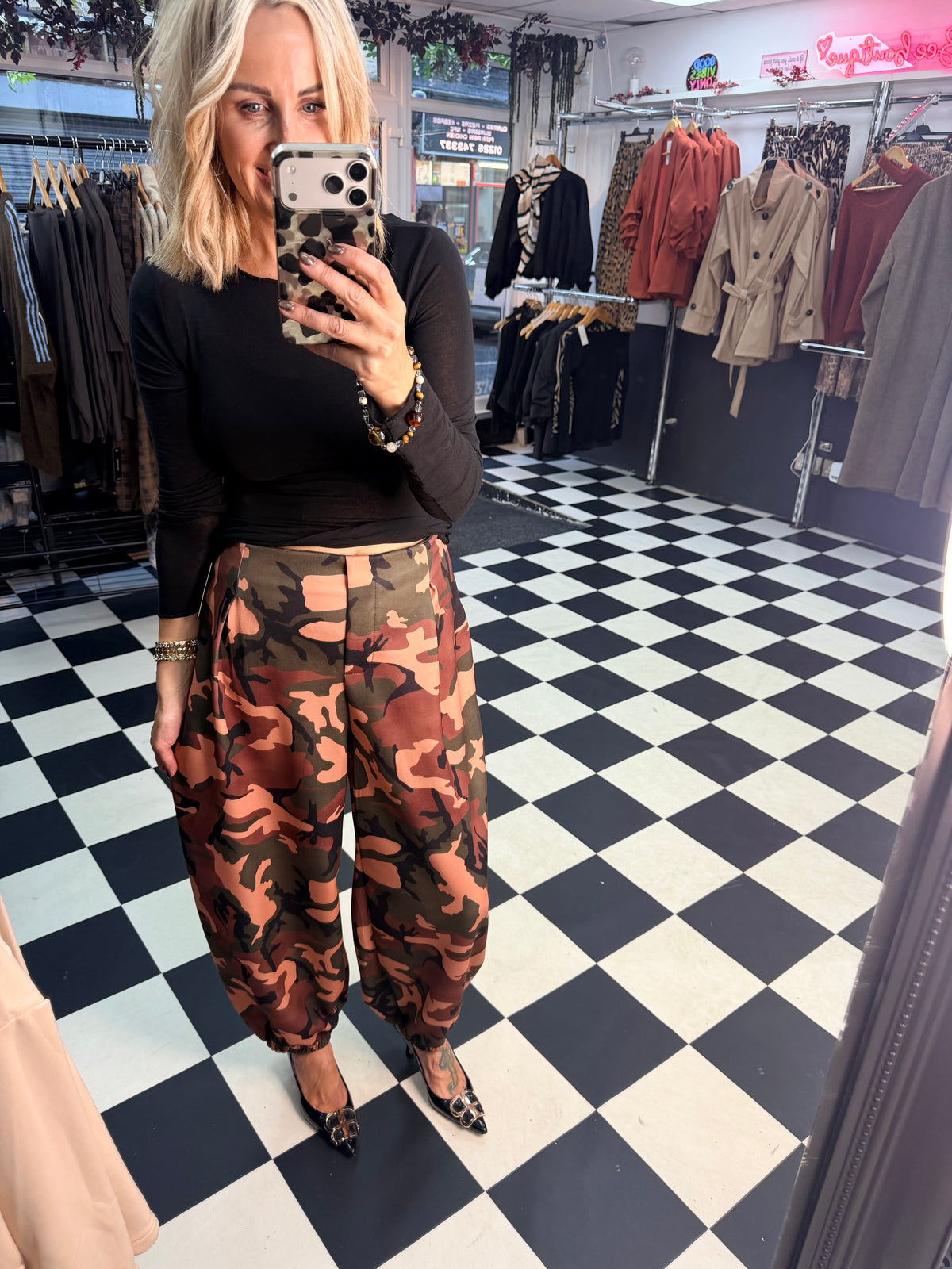 Classy camo trousers - Khaki and Tan