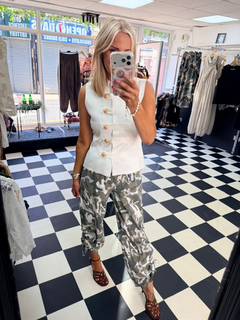 Viper Military Top White