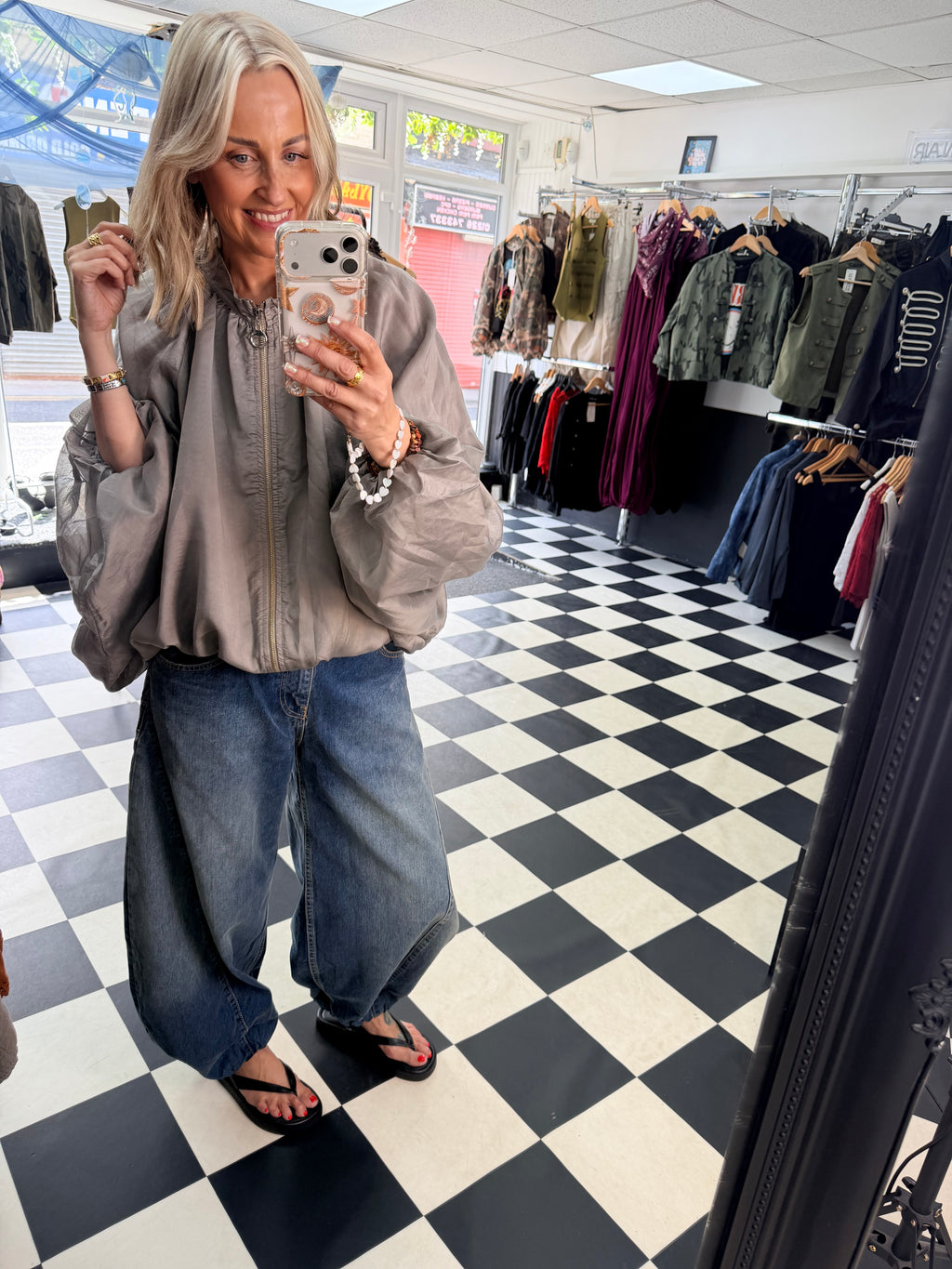 Balloon Jacket Taupe