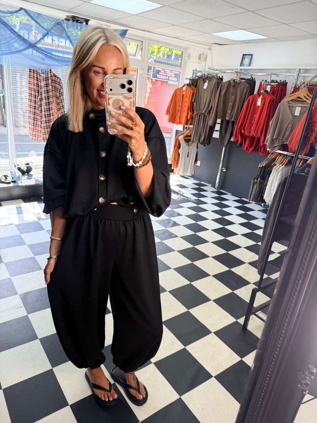 Weekend Slouch Jacket Black