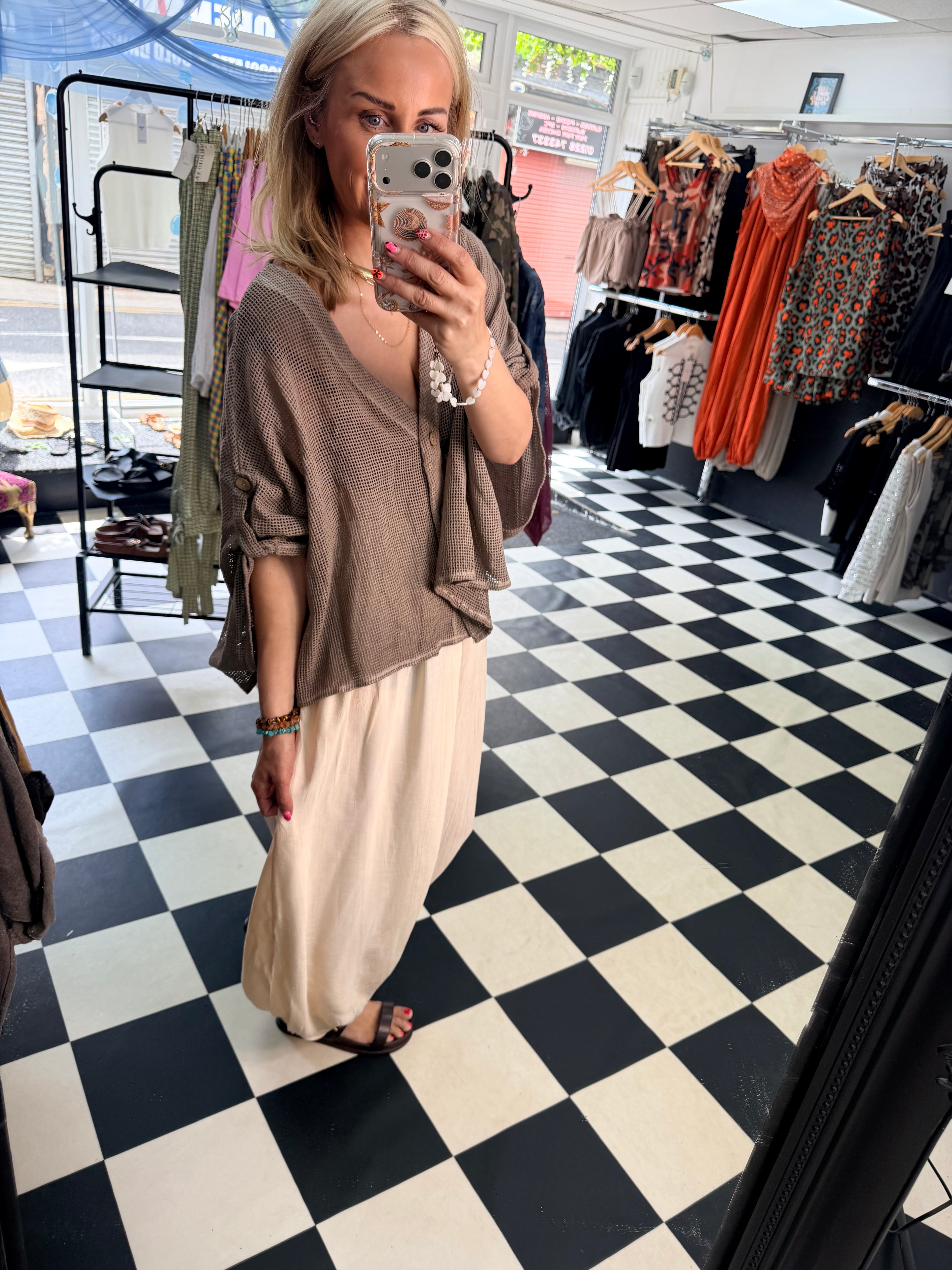 Netty Top Mocha