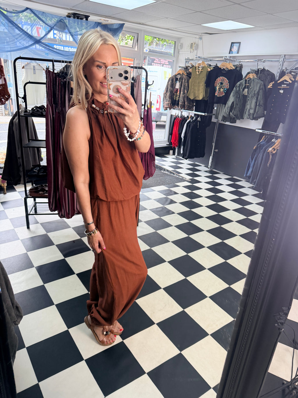 Pebble Co Ord Rust