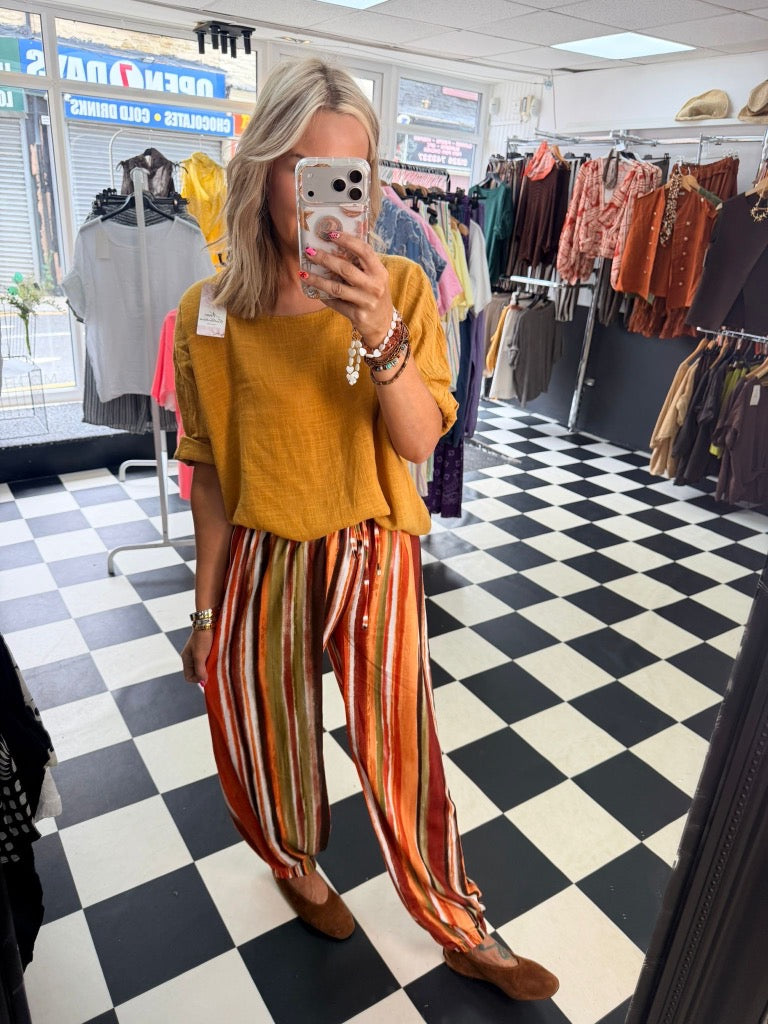 Lottie Top ochre